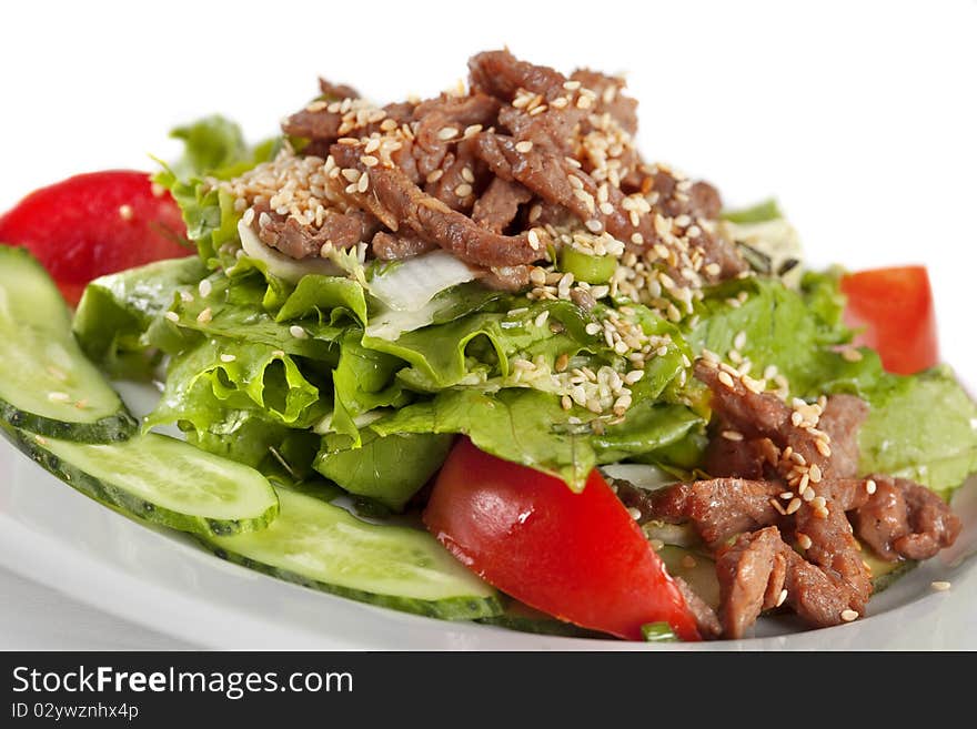 Sesame Beef With Vegetables