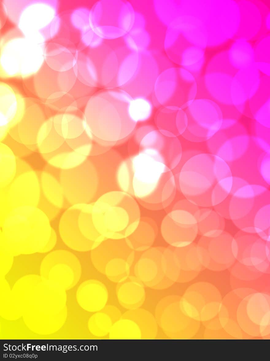 Abstract color bokeh background