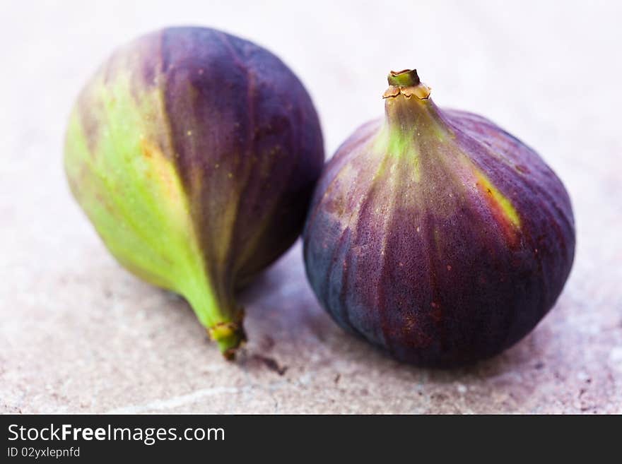 Figs on a stone background