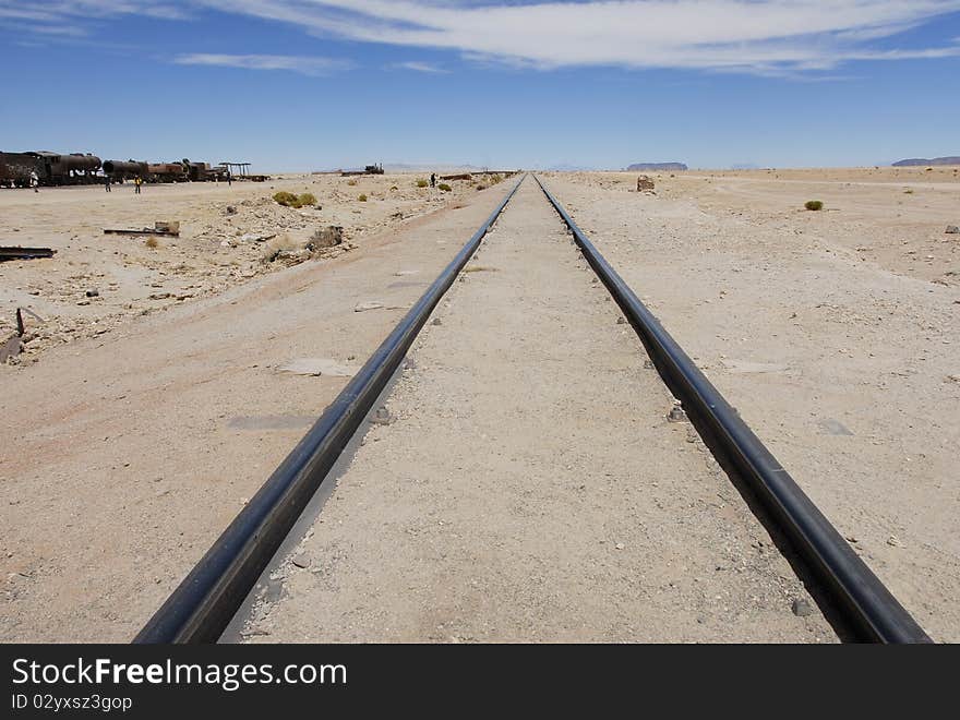 Train cemetery