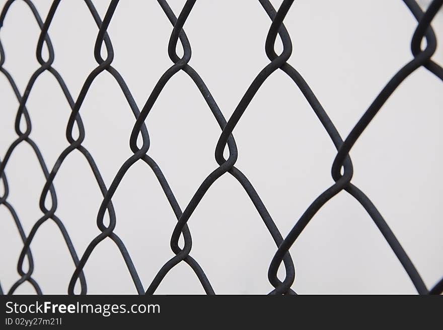 Steel net as grey background view. Steel net as grey background view