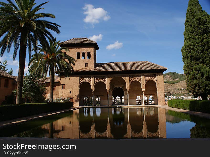 Alhambra Palace In Granada