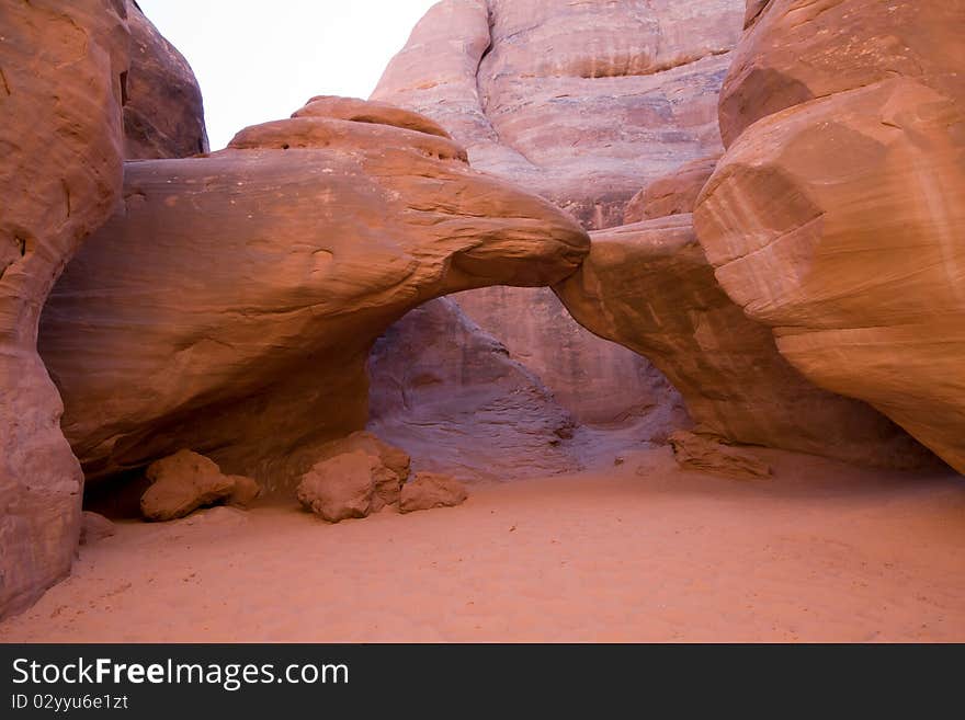 Rocks in Arches National park