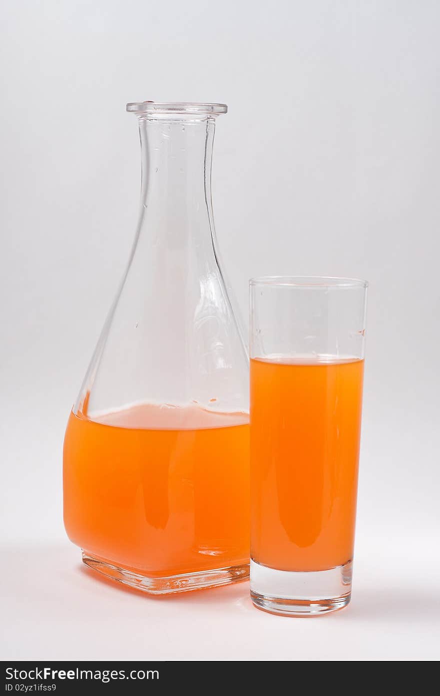 Decanter with juice