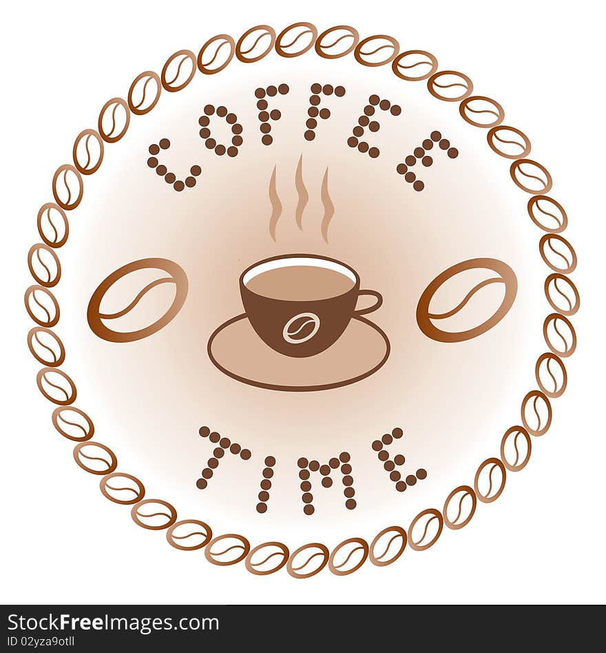 Sign of coffee time