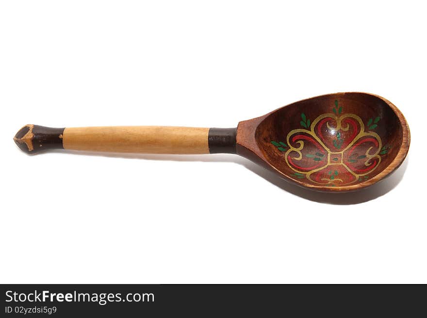 Russian wooden spoon