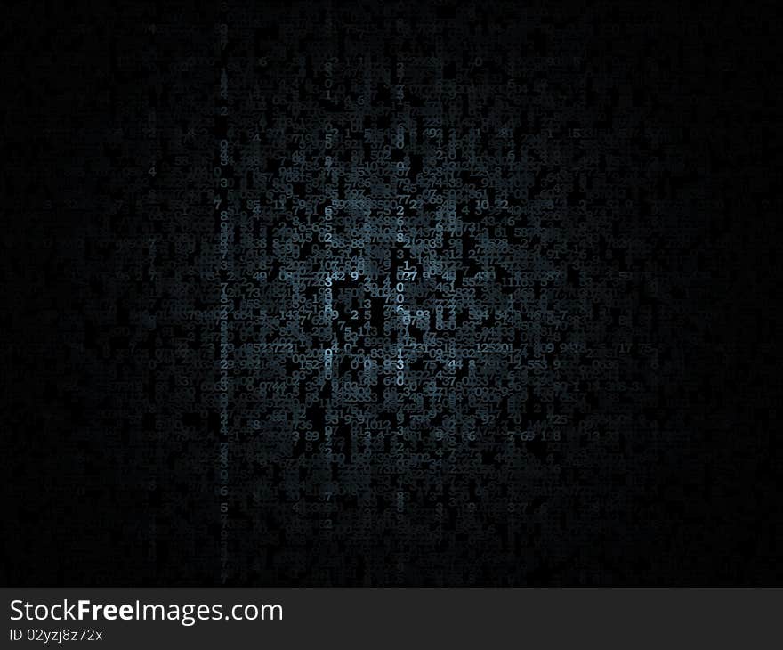 Abstract Numeric Background