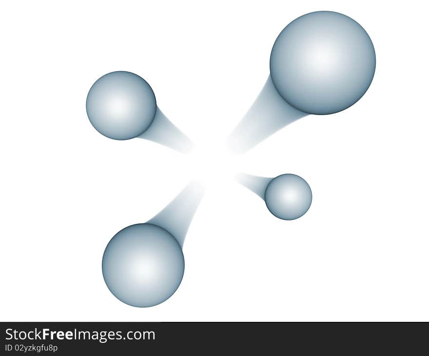 Conceptual interplay of three dimentional primitives. Conceptual interplay of three dimentional primitives