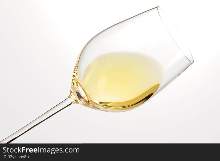 Glass of white wine