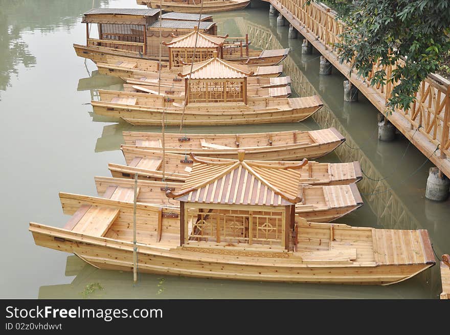 Wooden boats