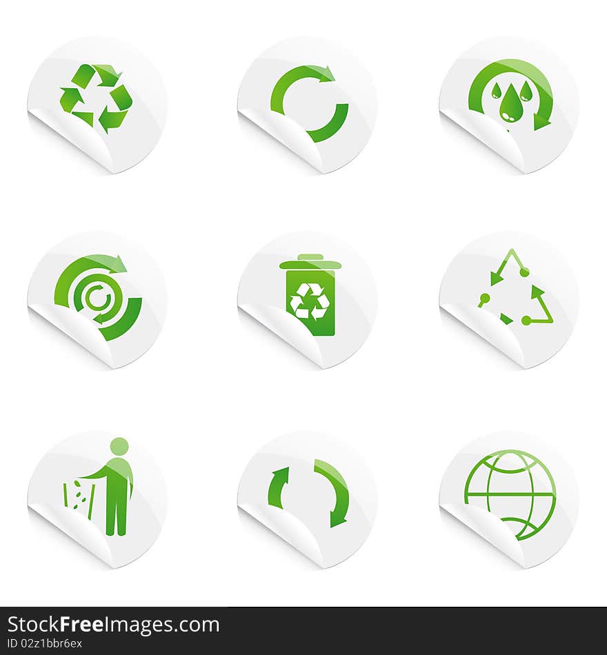 Recyle stickers