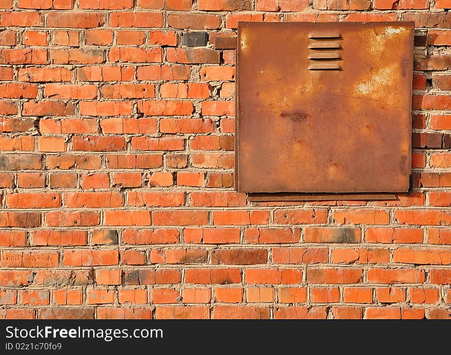 Old brick wall: can be used as background