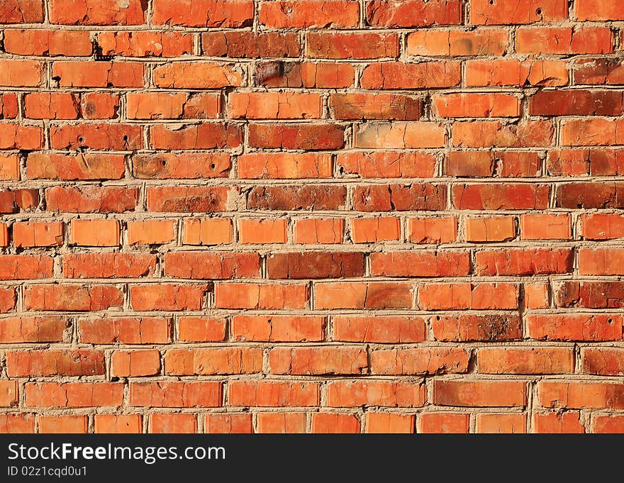 Old brick wall: can be used as background