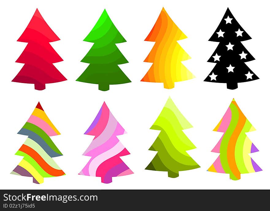 Christmas trees collection