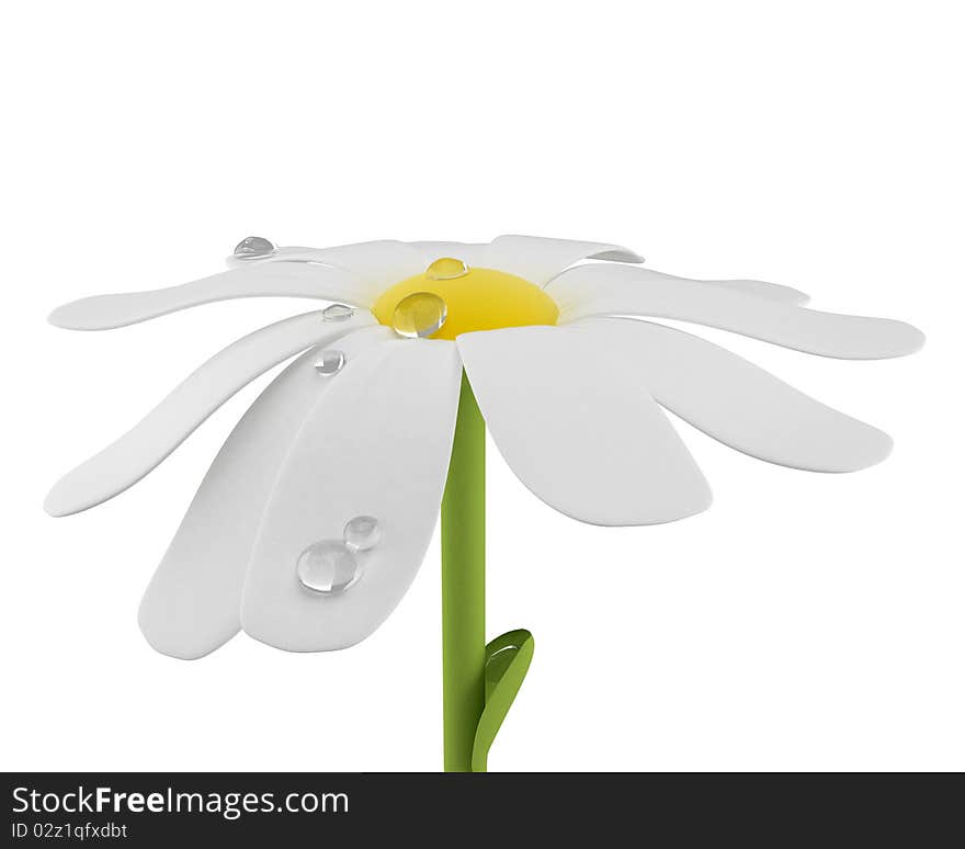 Unreal chamomile flower