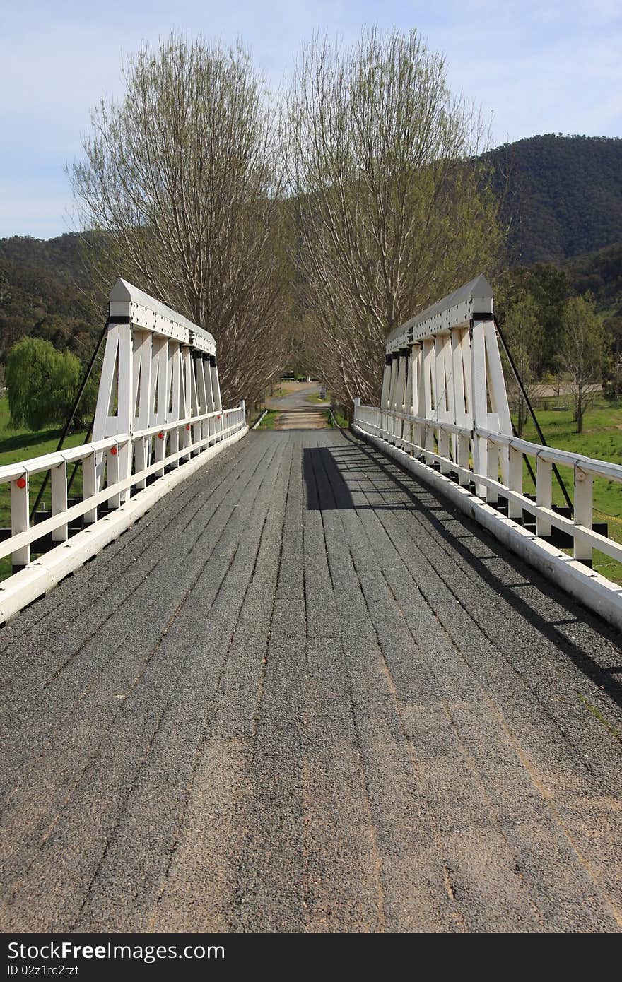 Wooden bridge