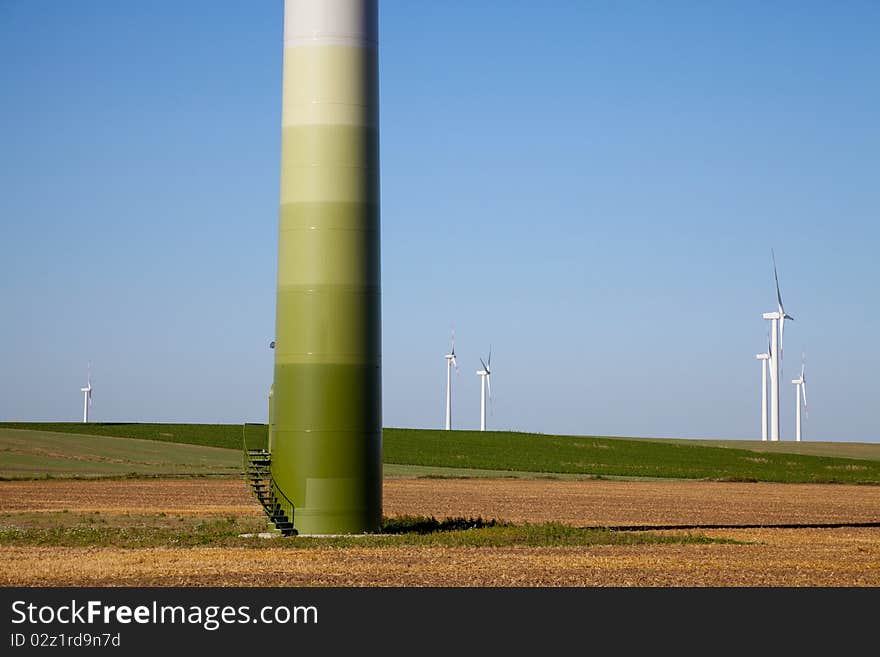 Windpower park, to produce clean energy with modern green technology. Windpower park, to produce clean energy with modern green technology.