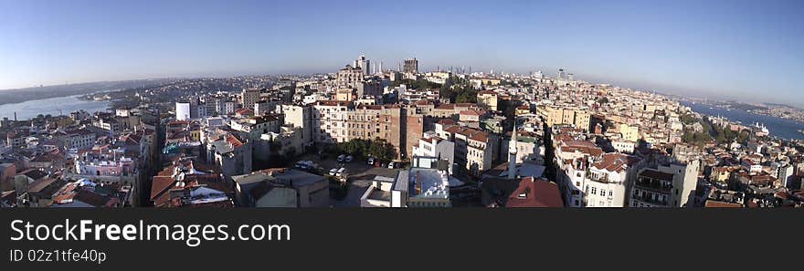 Istanbul (Pera Region) View From Galata Tower