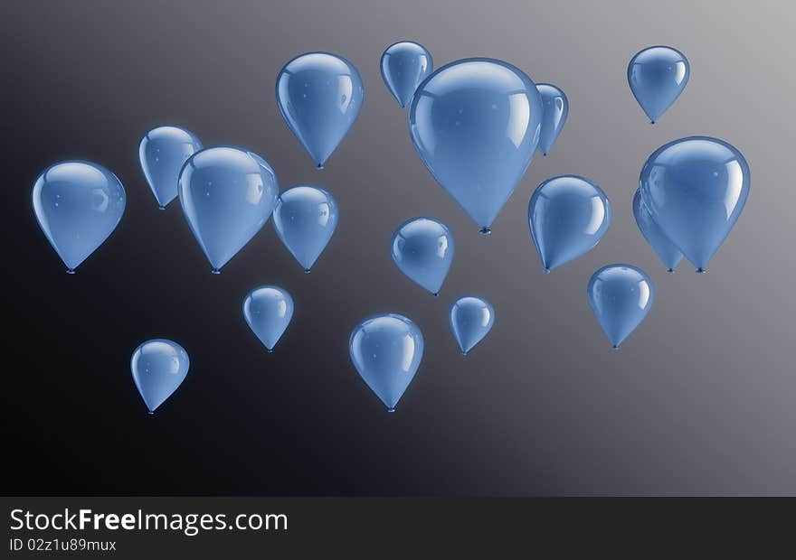 Blue Balloons