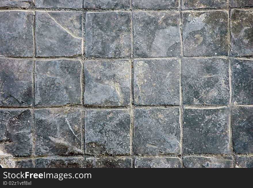 Pattern stone floor for background