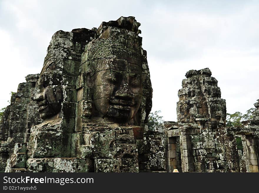 Bayon Temple at Angkor Siem Reap Cambodia