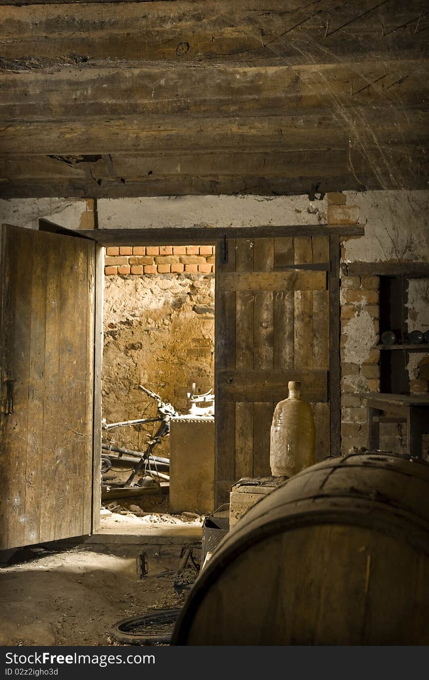 100 year old wine cellar abandoned. 100 year old wine cellar abandoned