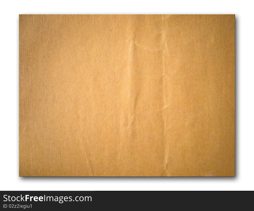 Brown Crumpled Paper