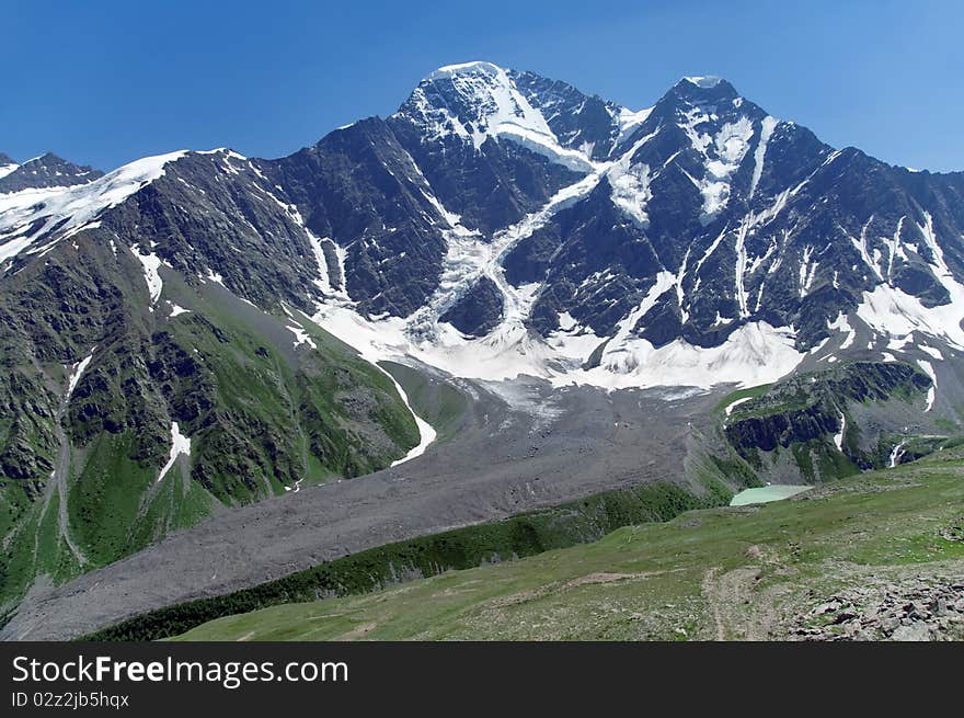 A kind from mountain Tcheget. The North Caucasus. Russia. A kind from mountain Tcheget. The North Caucasus. Russia