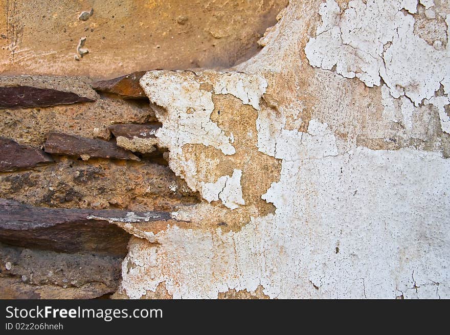 Old Wall With Stones