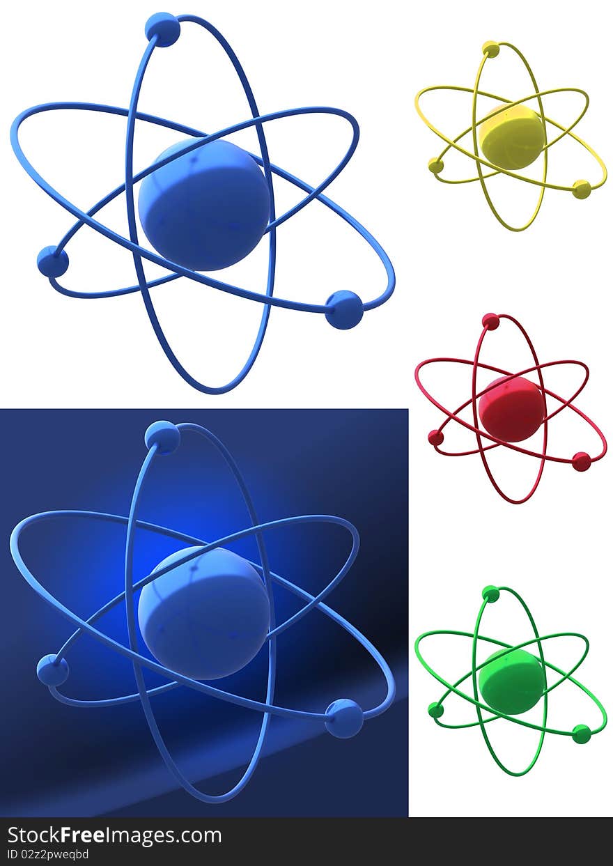 Representation of an atomic structure