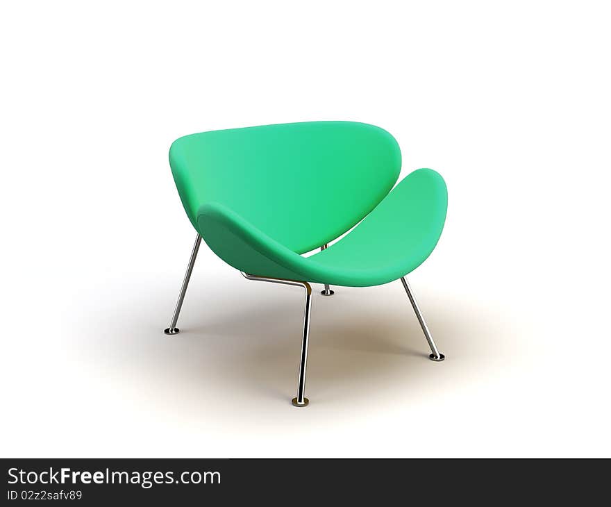 Green modern chair