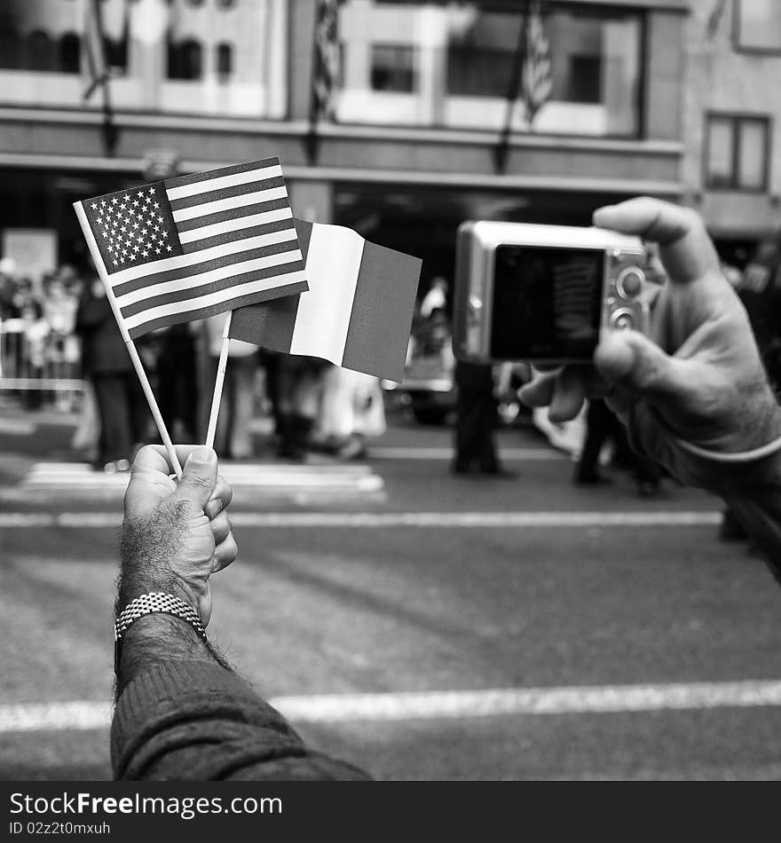 A Photo Opportunity at the Parade