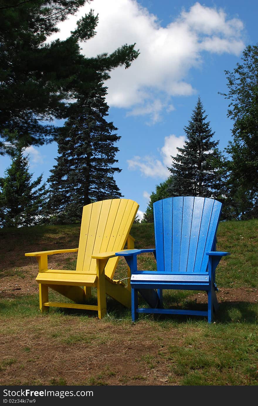 Two Beach Chairs