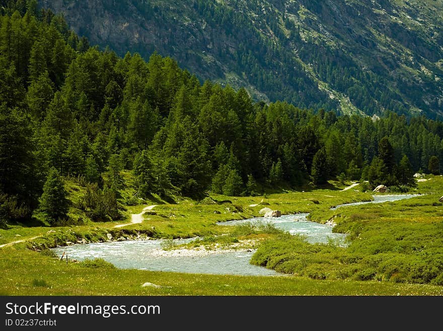 Scenery in Switzerland