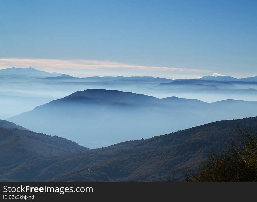 Fog In Mountains