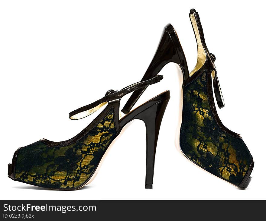 Womanish Shoes Isolated