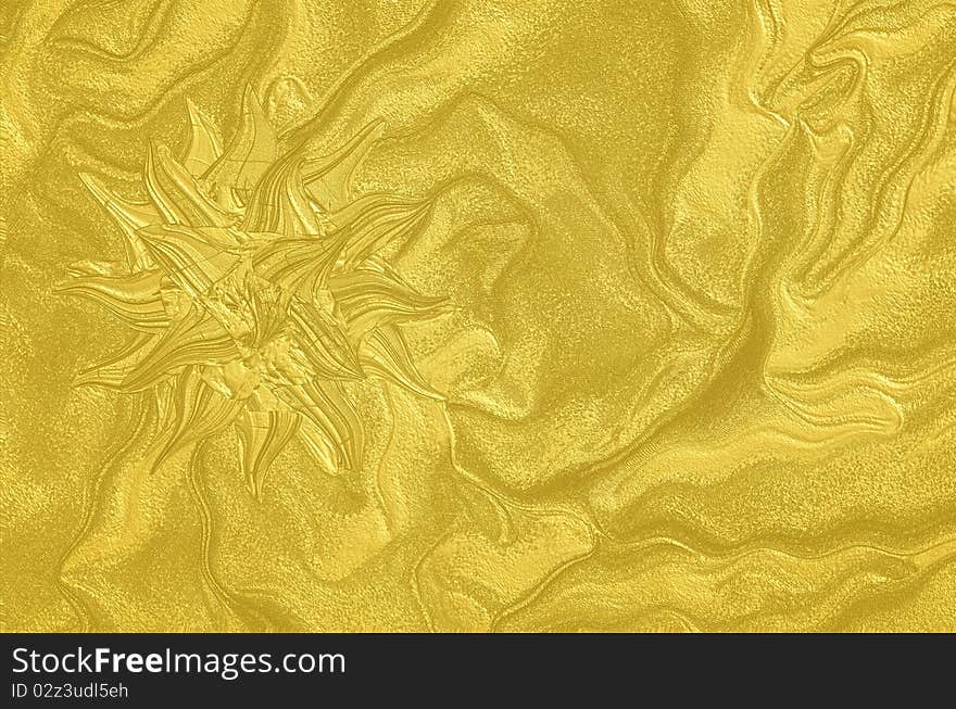 Rendered Gold Background