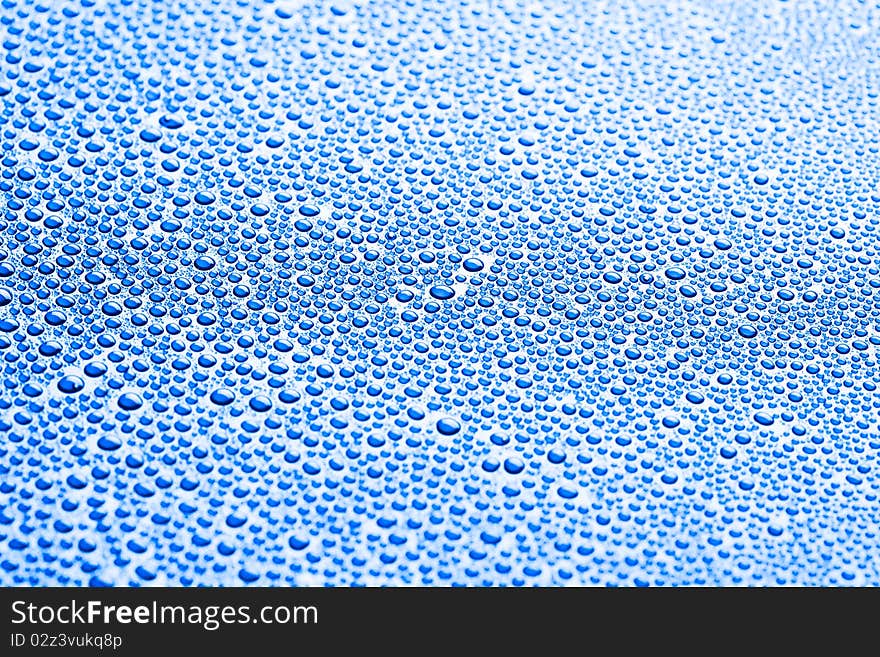 Many water drops for background