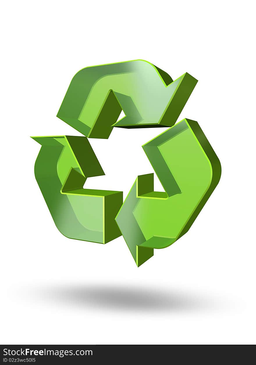 Green Recycle Symbol