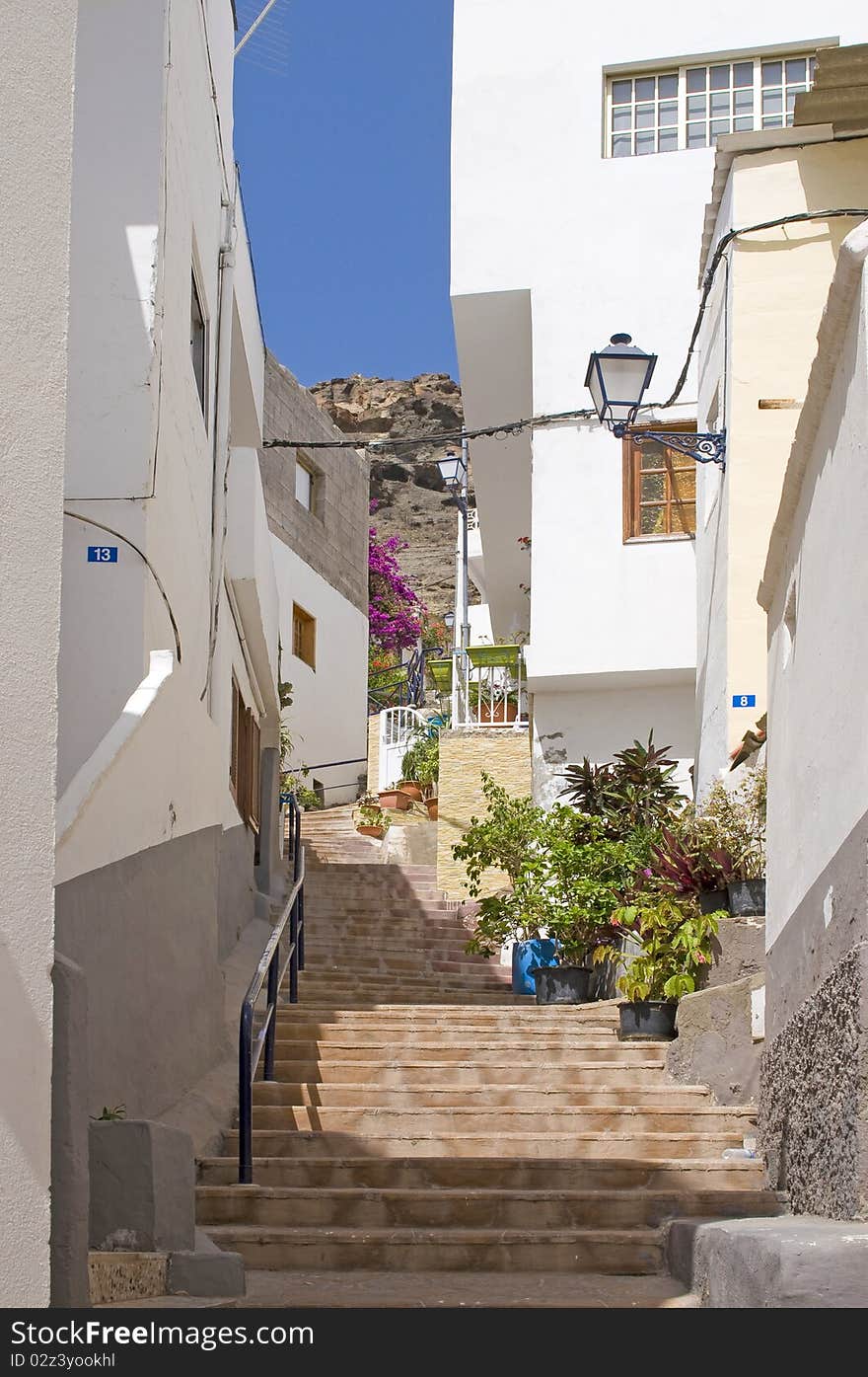 Photo toke in Gran Canaria Island. The photo depicts a vista of a fisherman village out of the tourism zone. Photo toke in Gran Canaria Island. The photo depicts a vista of a fisherman village out of the tourism zone.