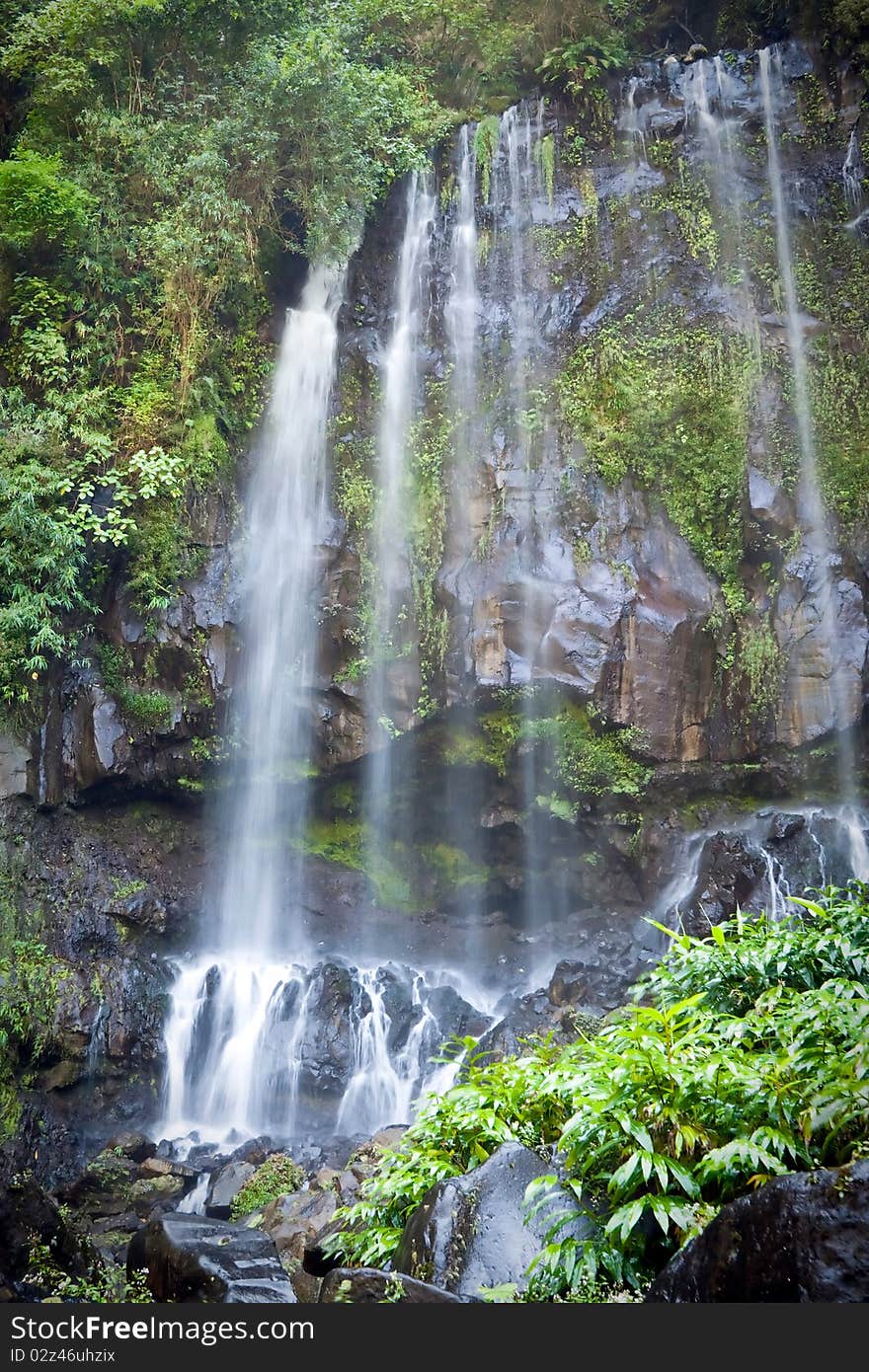 Picturesque waterfall