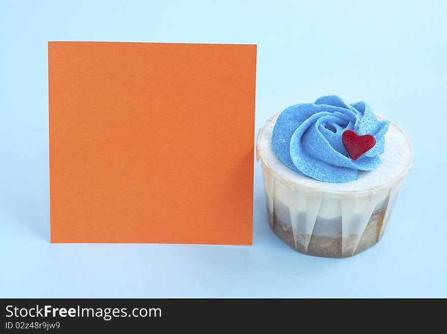 Love Cupcake and Orange Note Pad