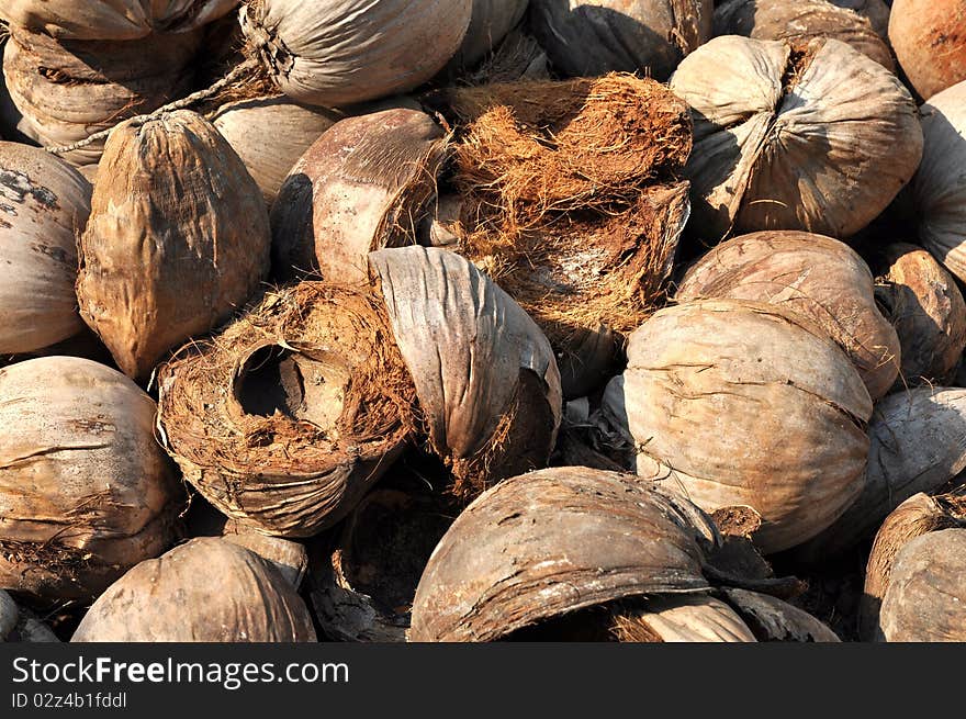 This is a coconut shell. The rest of the process already Of Agriculture. This is a coconut shell. The rest of the process already Of Agriculture.