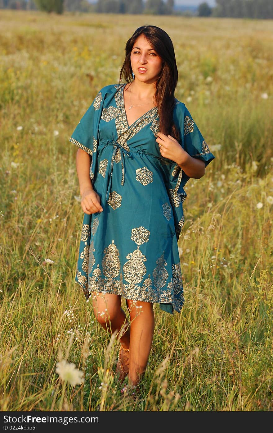 Pretty girl outdoor at summer. Near Kiev,Ukraine. Pretty girl outdoor at summer. Near Kiev,Ukraine