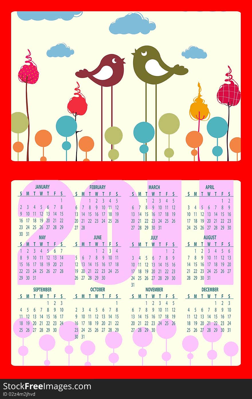 Calendar for 2011