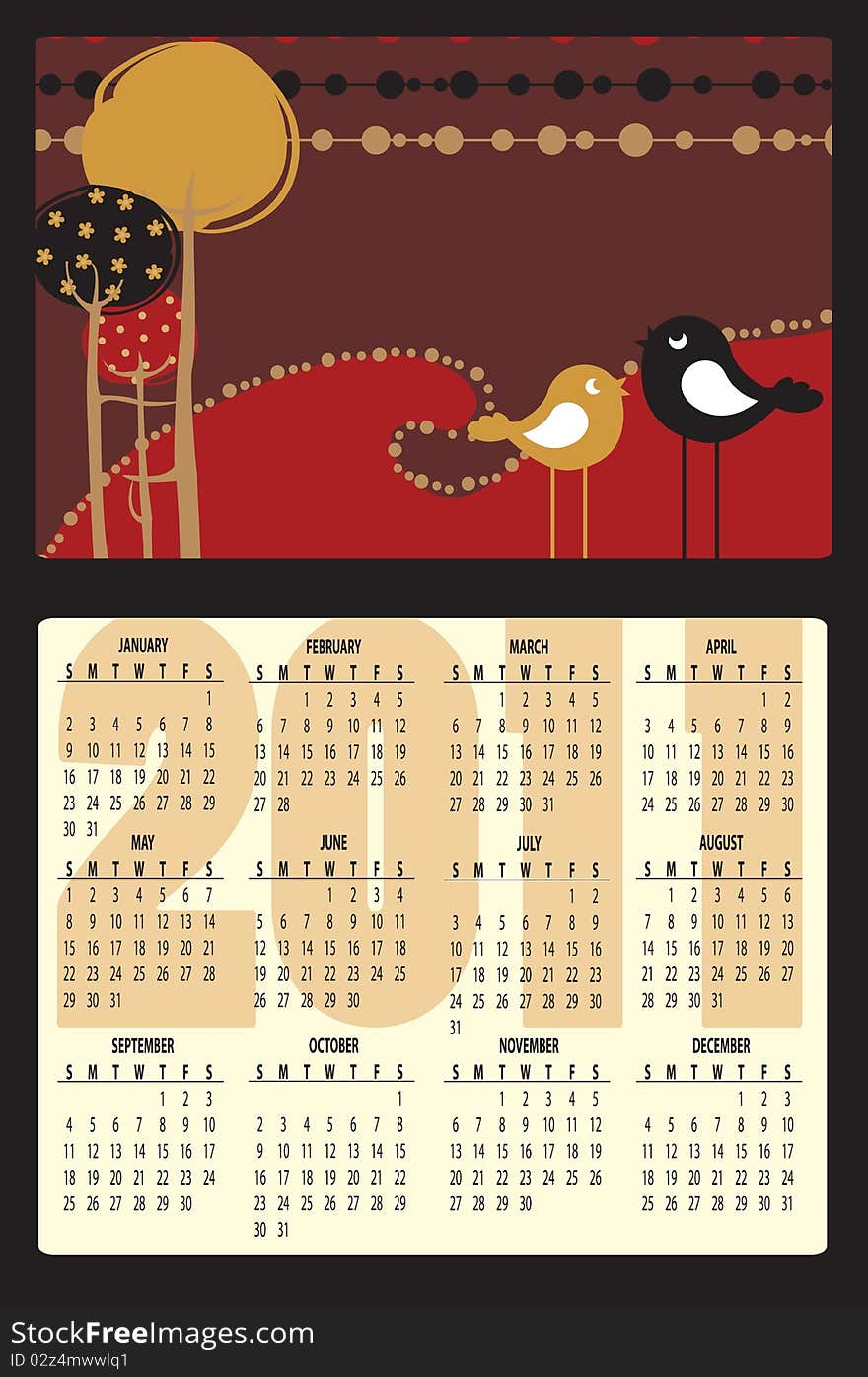 Calendar for 2011