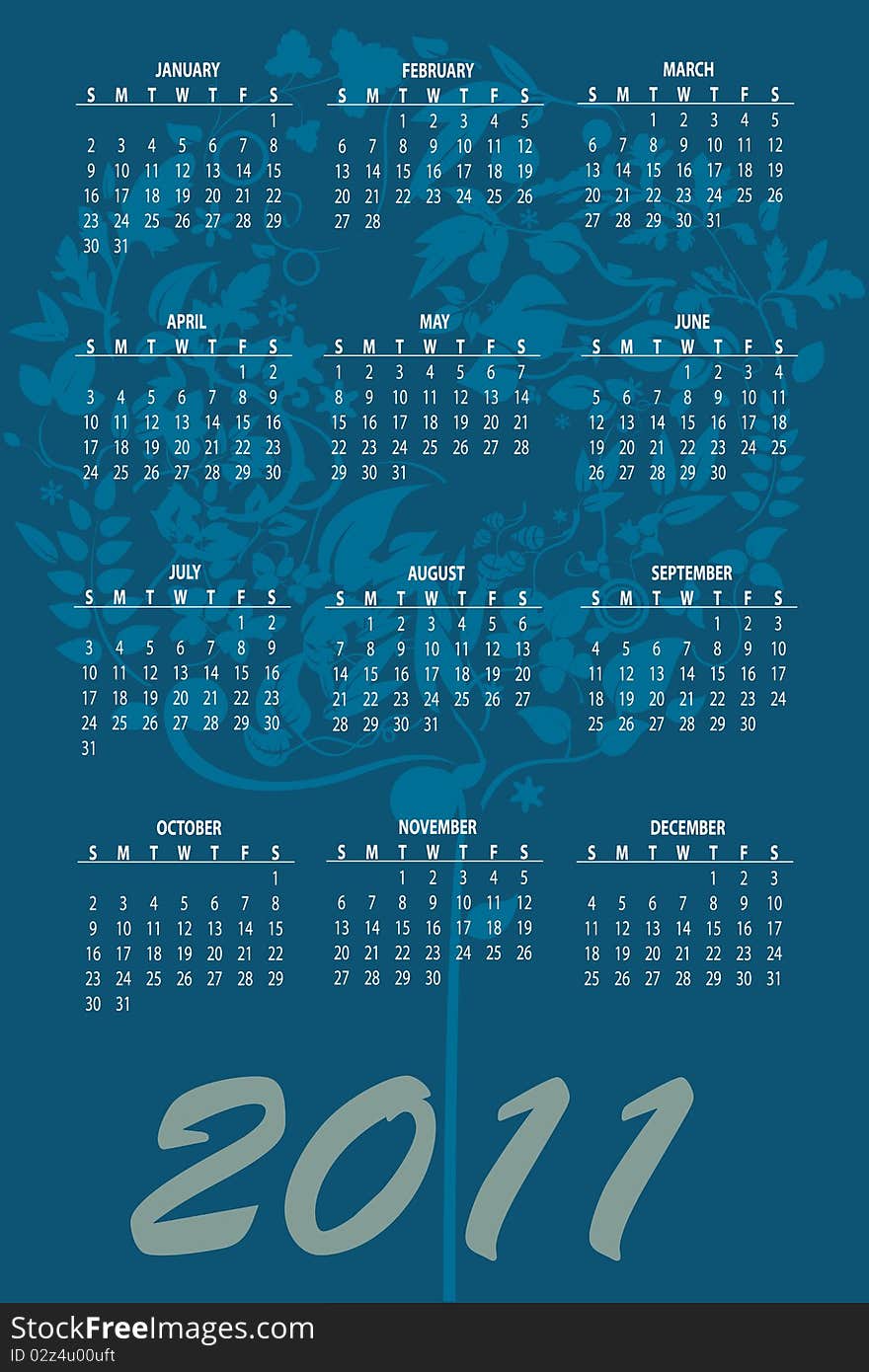 Calendar for 2011