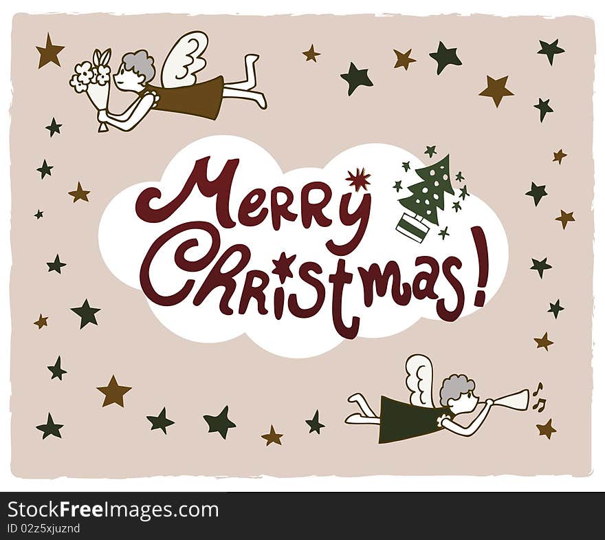 Beautiful vector Christmas,vector illustration