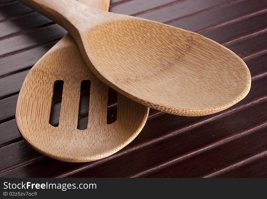 Wooden spoons - used as a tool for cooking.