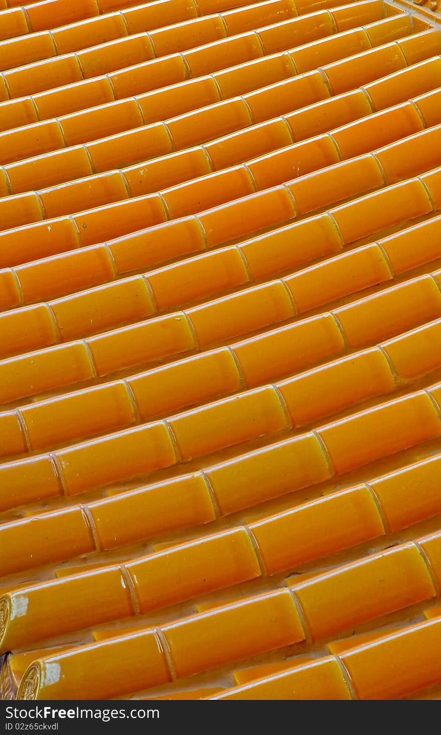 Chinese temple roof in Thailand